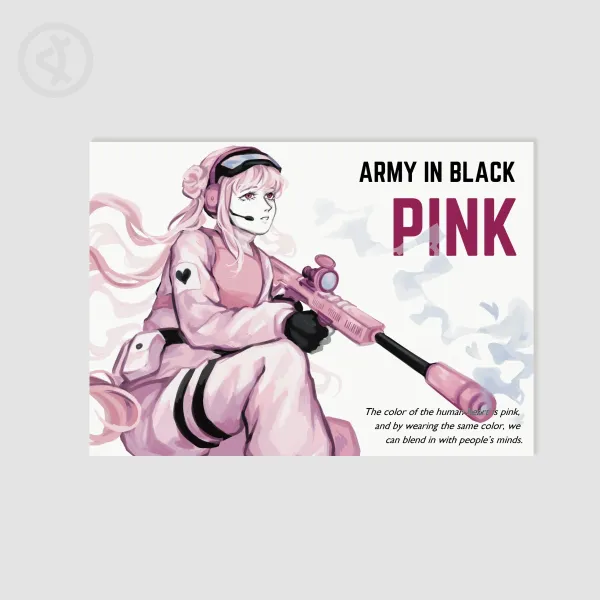 The Hundred Line x Lobotomy Corporation: Pink Kako Tsukumo [A5 Print]