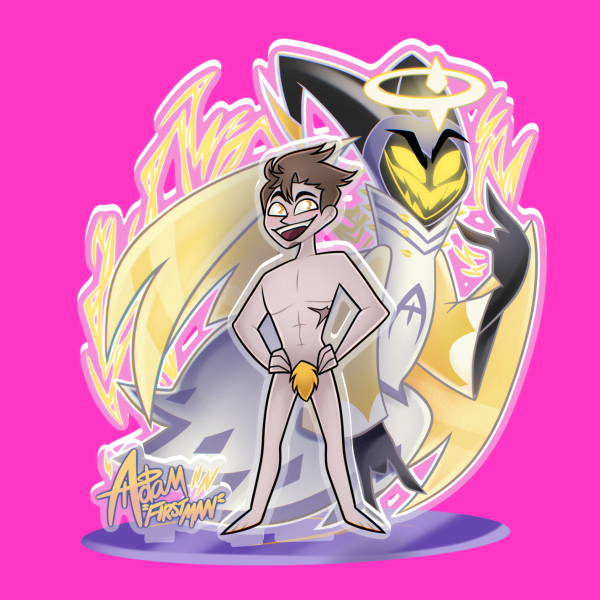 Hazbin Hotel Humans Adam Acrylic Standee