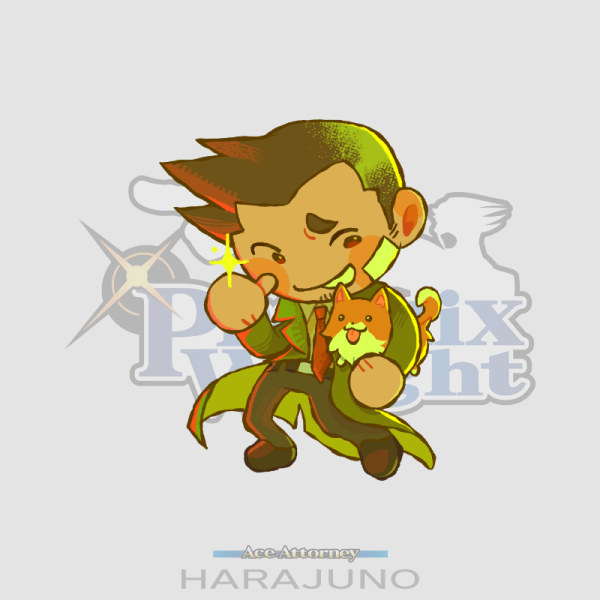 Detective Gumshoe keychain - Ace Attorney