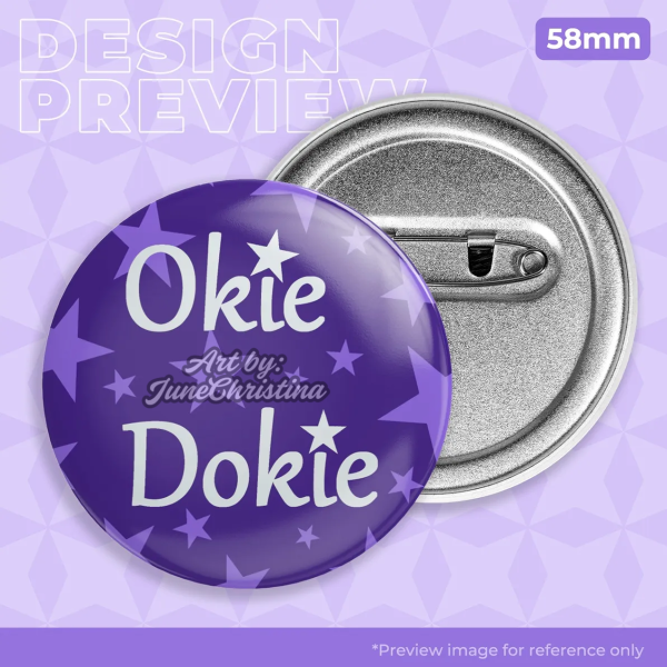 Okie Dokie: Button Pin
