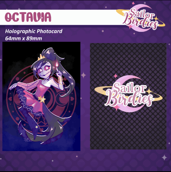 Magical Girl Octavia Card || Sailor Birdies