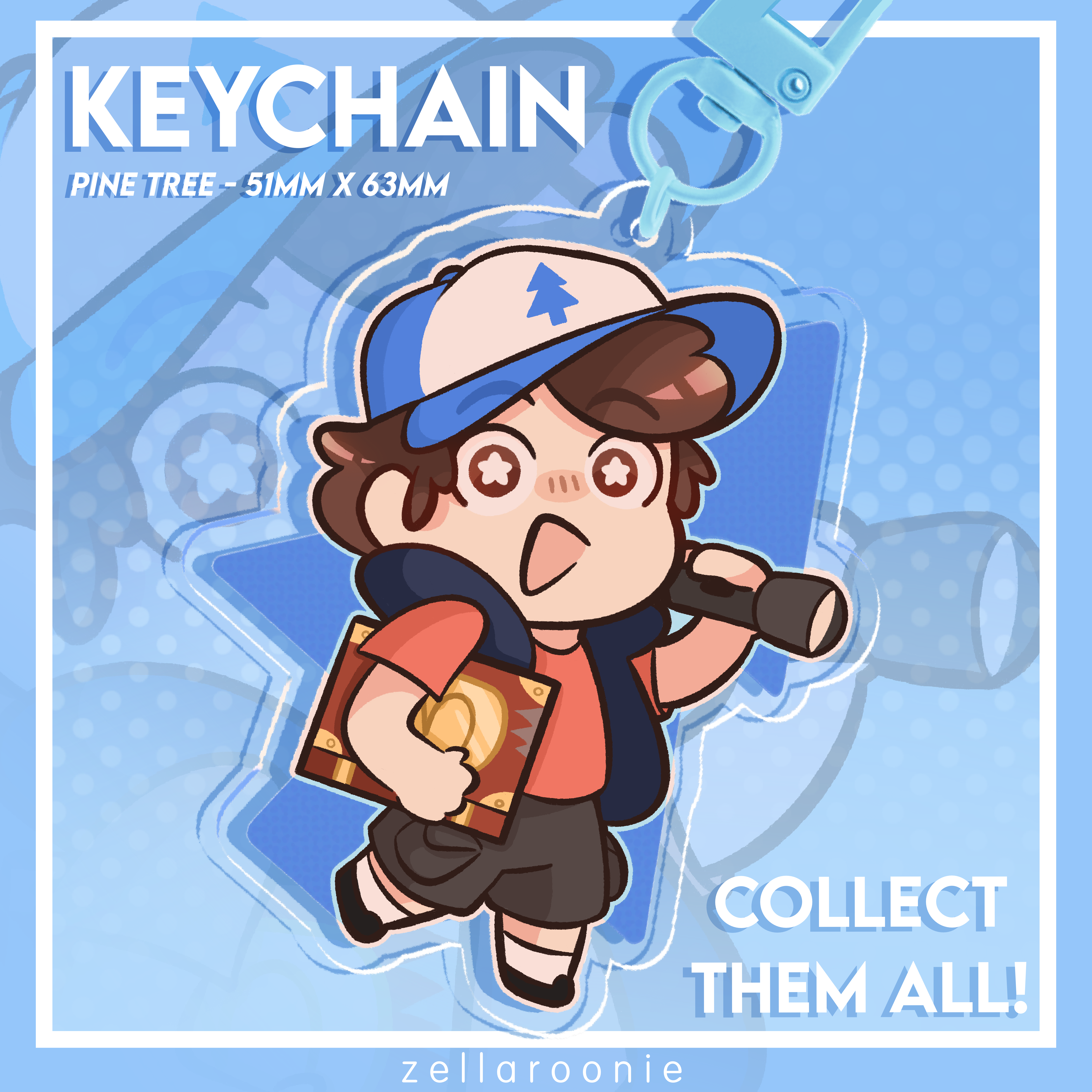 Pine Tree - Dipper Pines Acrylic Keychain