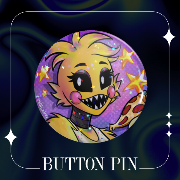 Toy Chica - Button Pin