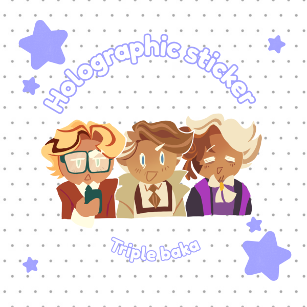 Triple Baka Almond, Langue and Cap Sticker