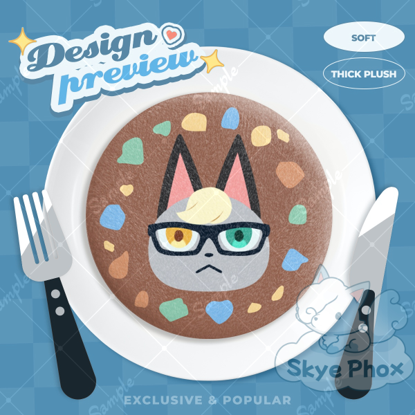 Raymond Villager Cookie Plush Badge