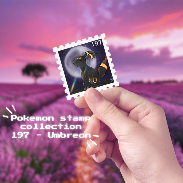 [197] Umbreon - Pokemon Stamp Collection Sticker