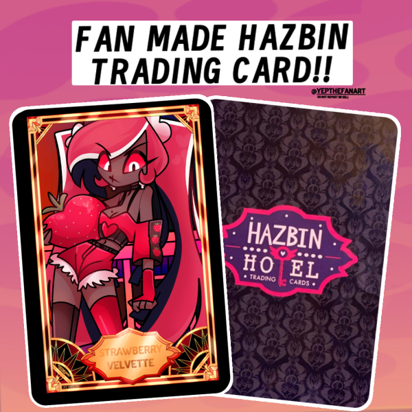 Hazbin Hotel Fan Made Trading Card