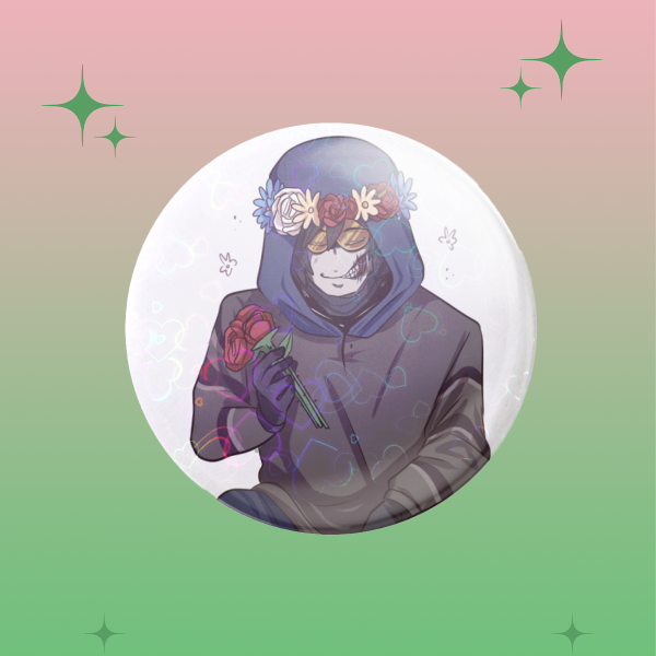 Ticci Toby Heart Badge