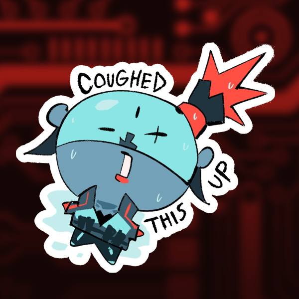 JUST COUGHED UP THIS SKUZI STICKER