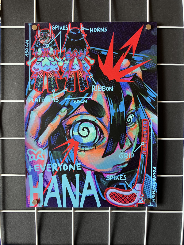 HANA AND EVERYONE A5 Print