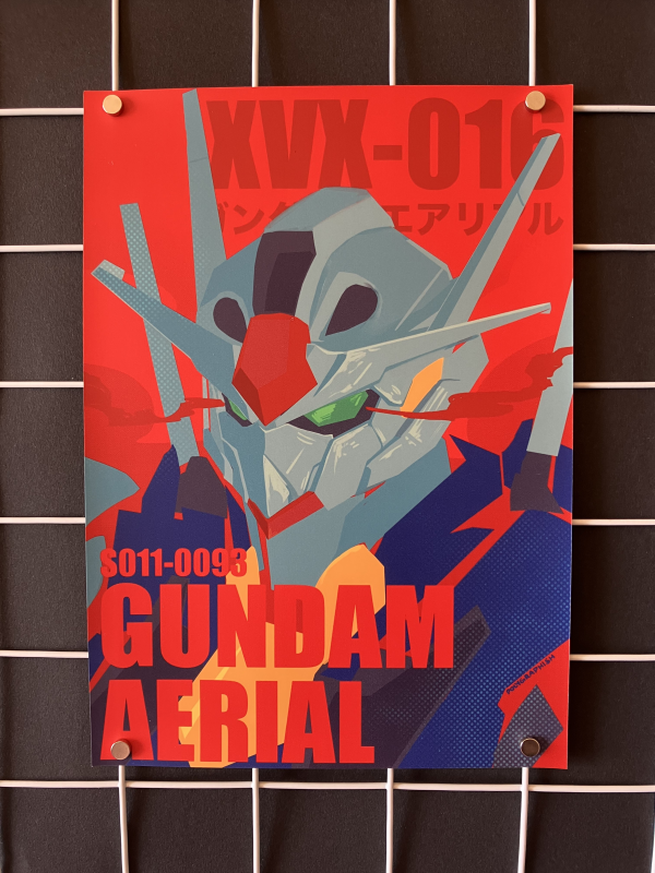 Gundam Aerial A5 Print