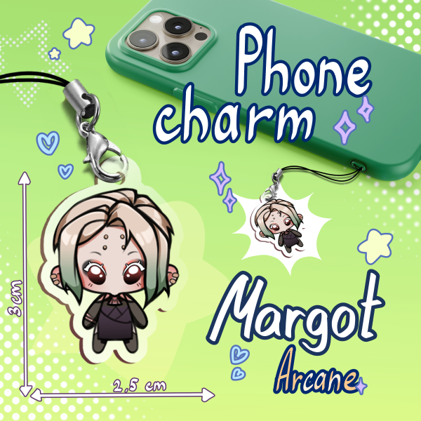 Margot Arcane Acrylic Phone Charm