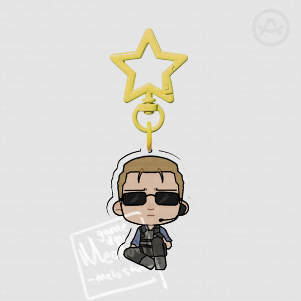 Albert Wesker Resident Evil 1 - Chibi Acrylic Keychain