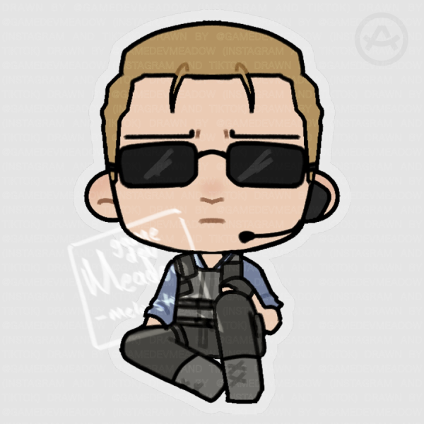 Albert Wesker Resident Evil 1 - Chibi Sticker