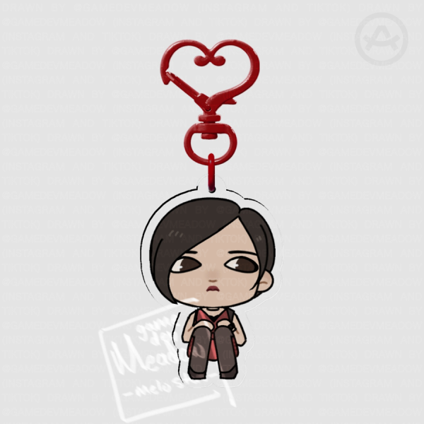 Ada Wong Resident Evil 2 Remake - Chibi Acrylic Keychain