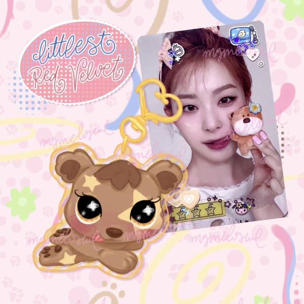 LPS red velvet Seulgi acrylic keychain