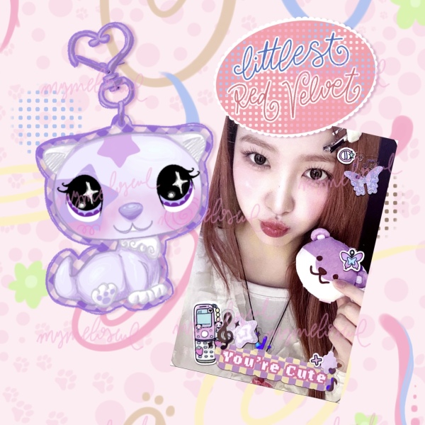 LPS red velvet Yeri acrylic keychain