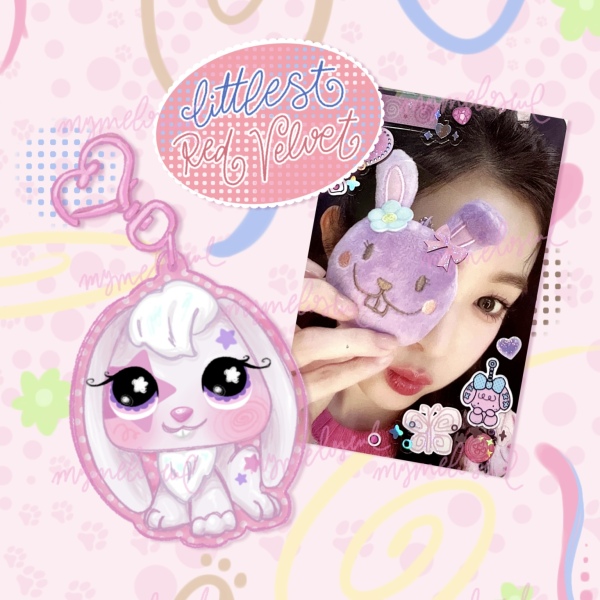 LPS red velvet Irene acrylic keychain