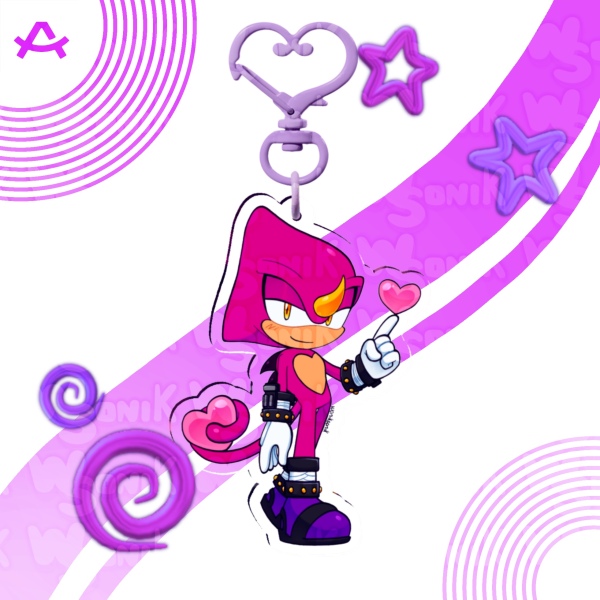 Espio Acrylic Keychain