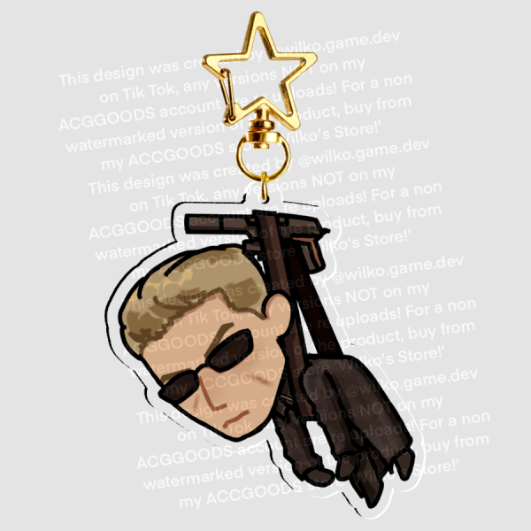 Albert Wesker Resident Evil 5 chibi Keyring (large)