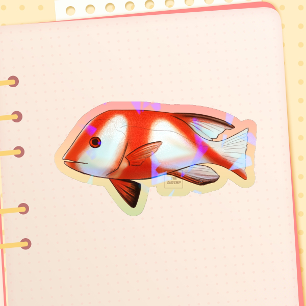 Preview Red Emperor Snapper Sticker!