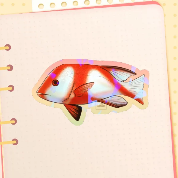 Red Emperor Snapper Sticker!