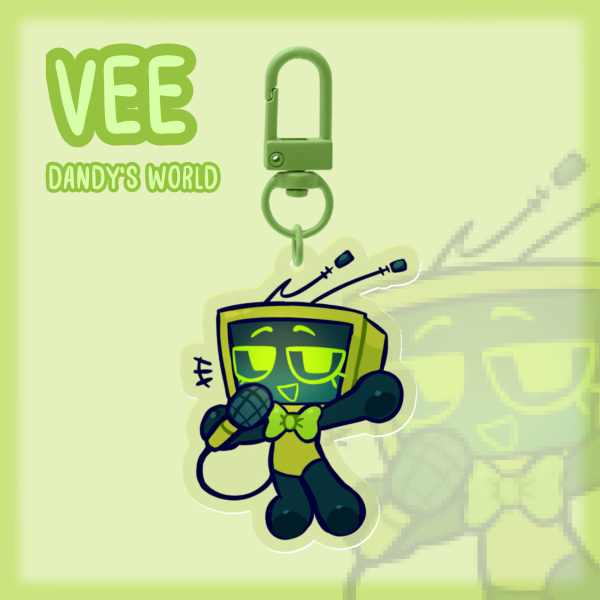 Vee [Dandy’s World] Acrylic Keychain