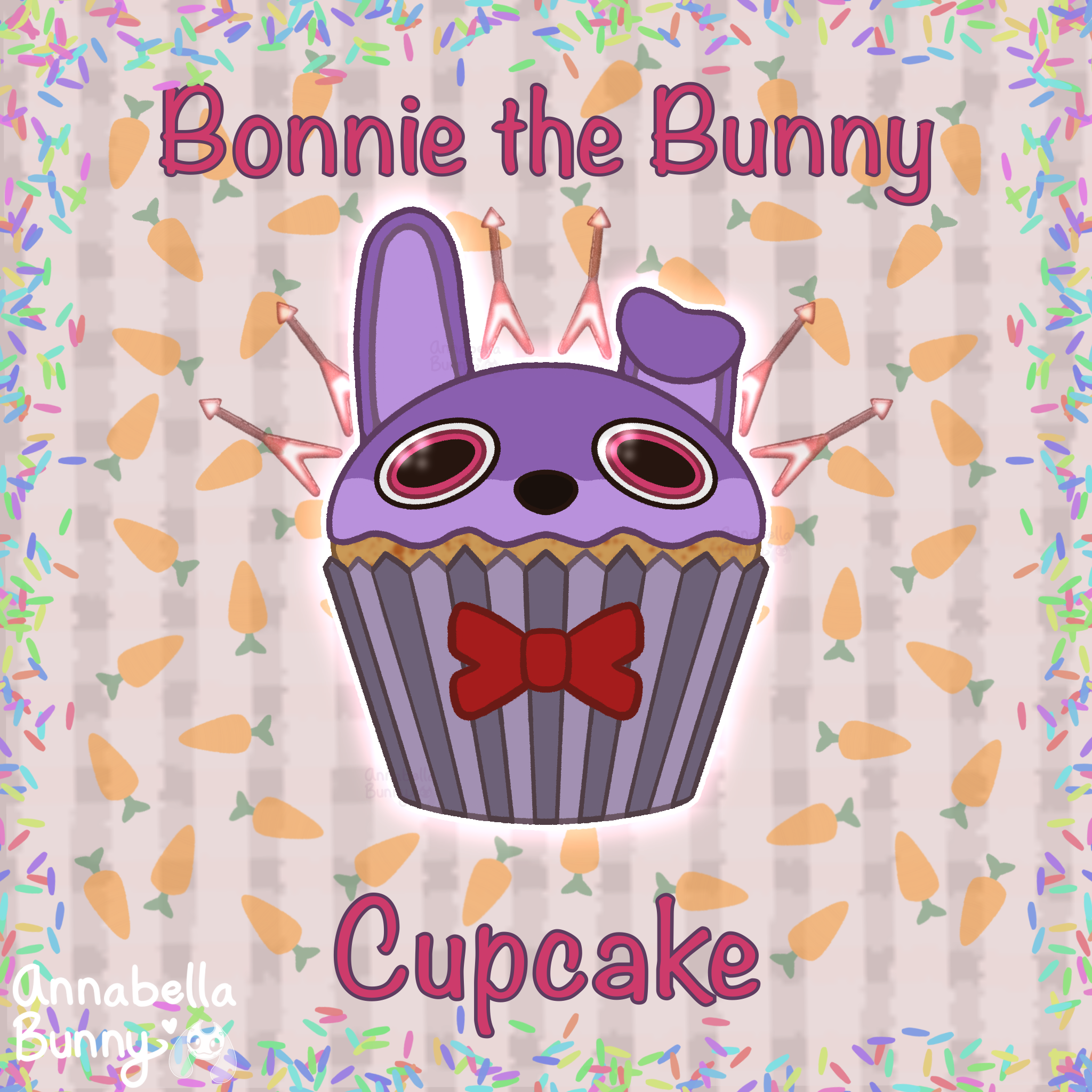 Bonnie Cupcake Sticker (FNAF)