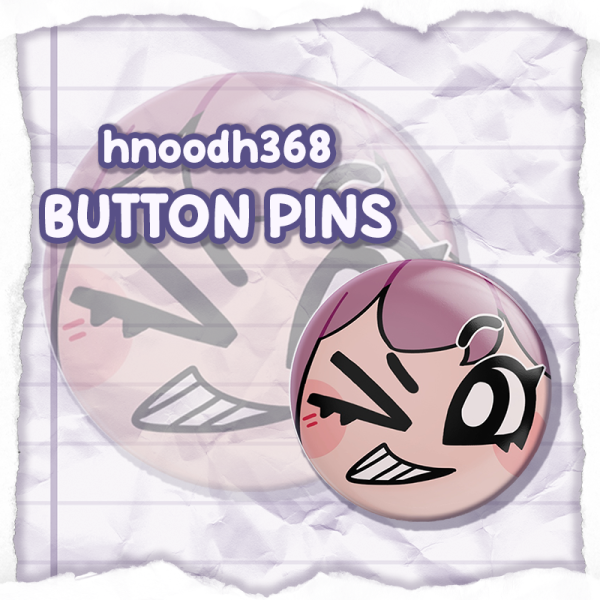 Winking Adi - Button Pins