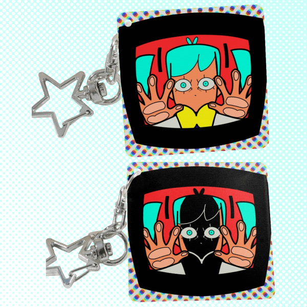 [Flavor Foley] Cheer Static ~ Lenticular Acrylic Keychain