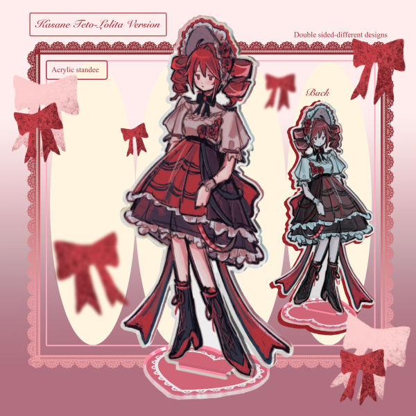 Lolita Teto-double sided standee