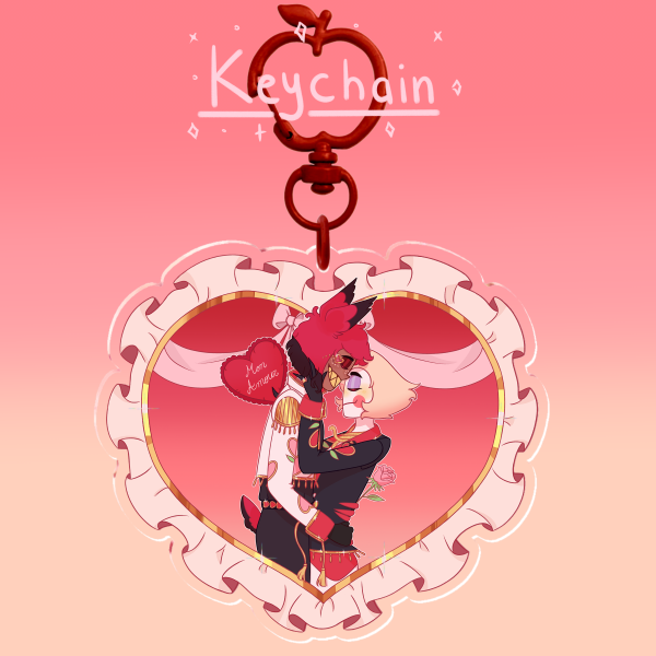 "Mon amour" Radioapple || Keychain