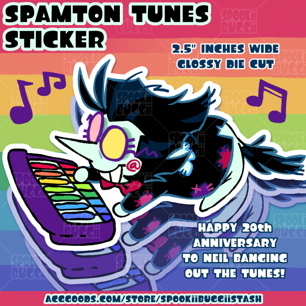Spamton Tunes Sticker
