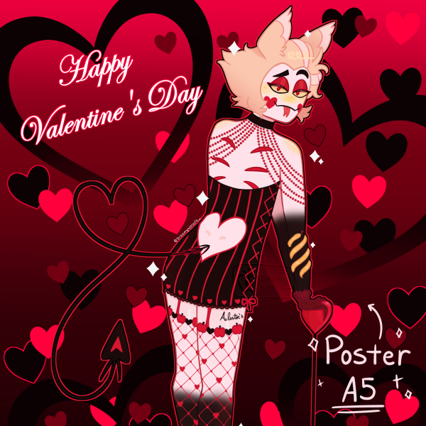 Valentines Doe Lucifer || Poster A5