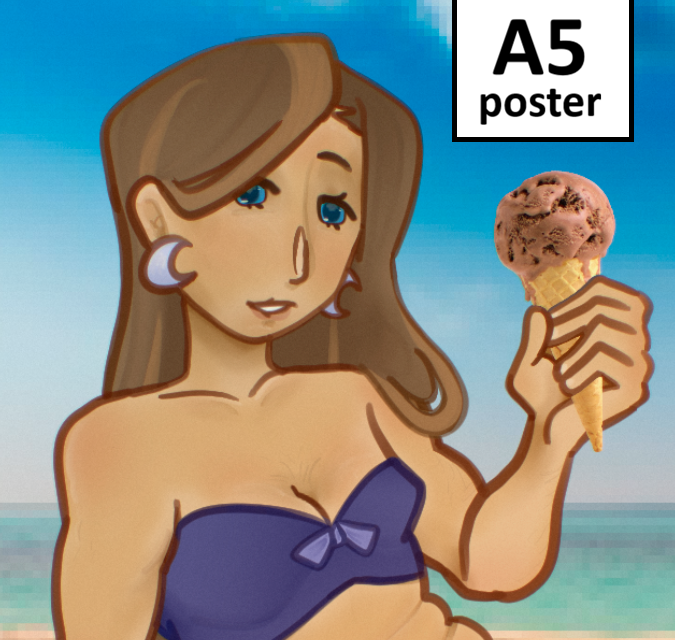Beach Pearl Poster