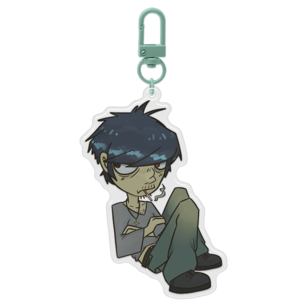 Murdoc Gorillaz Epoxy Clear Acrylic Keychains
