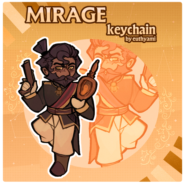 Mirage Deadlock | Acrylic Keychain
