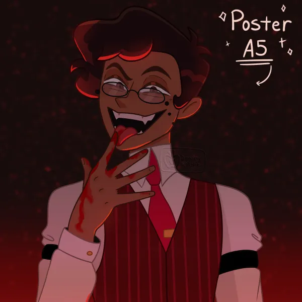Human Alastor || Poster A5