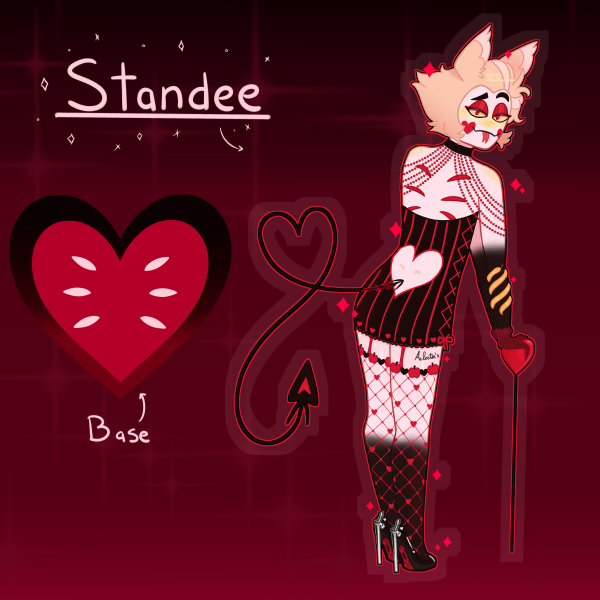 Valentines Doe Lucifer || Standee