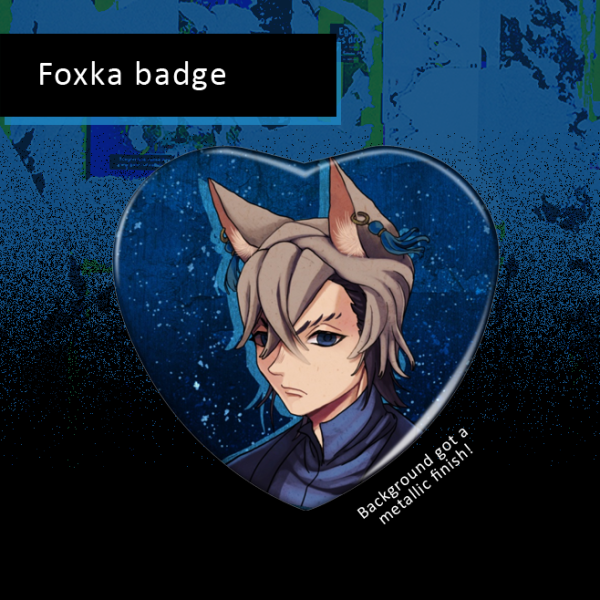 GCHKT_Foxka heart badge