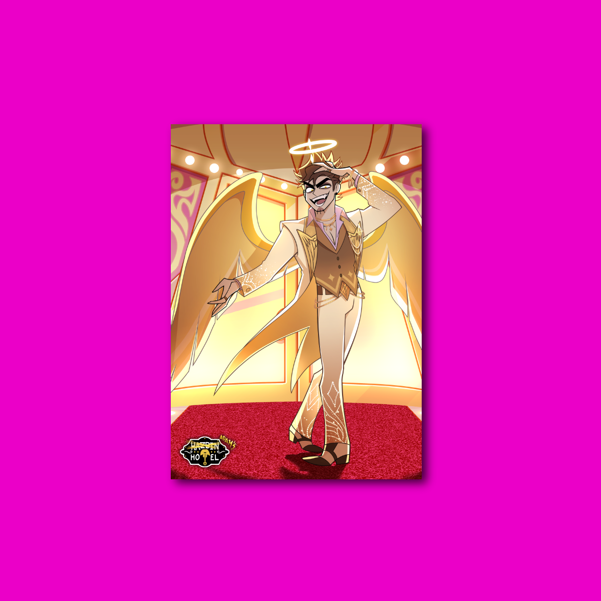 Hazbin Hotel: Adam's entrance (11.6" x 8.2" poster)