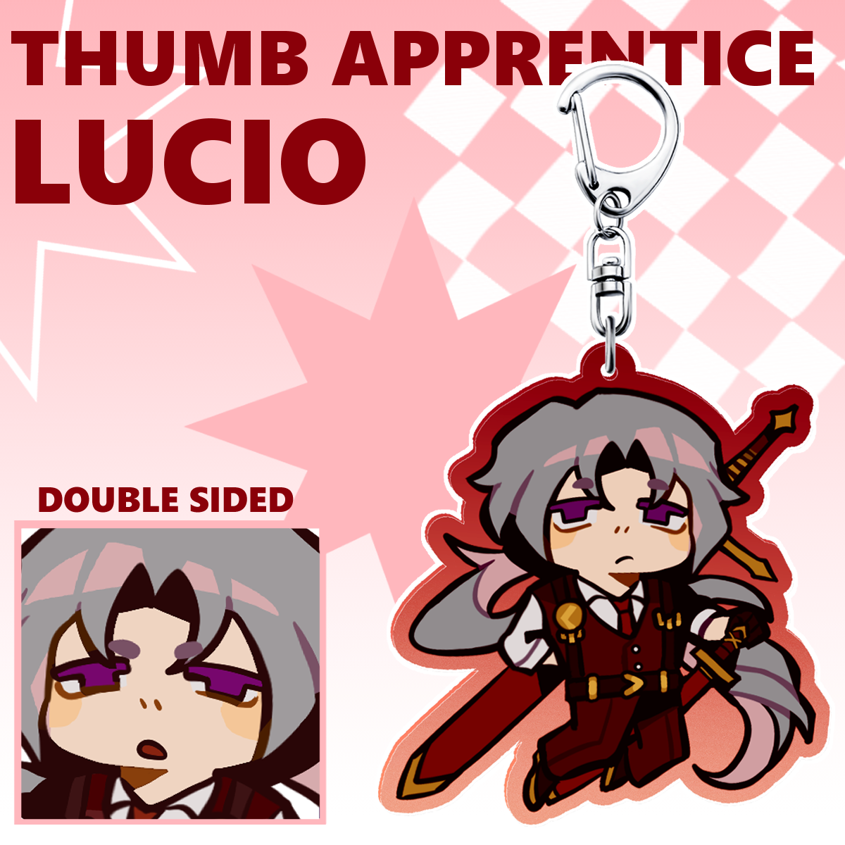 Limbus Company - Thumb Apprentice Lucio Acrylic Keychain