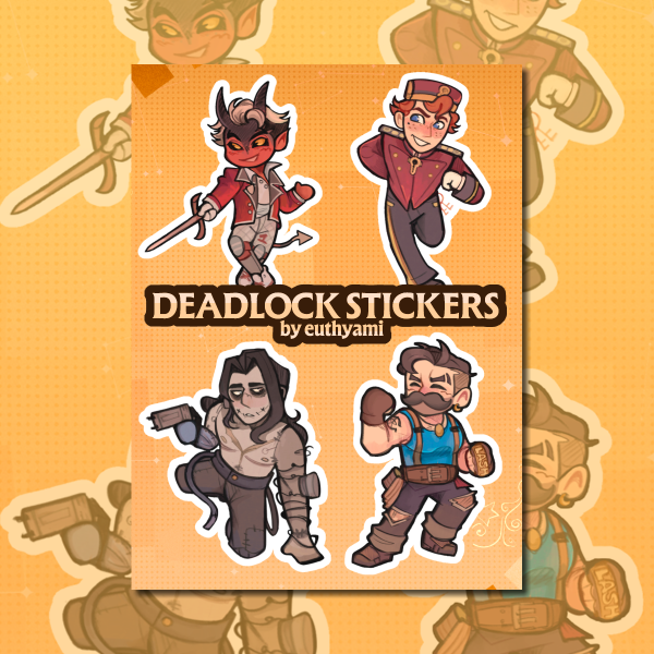 Deadlock Wave One | Stickers Sheet
