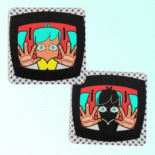 [Flavor Foley] Trapped Static ~ Lenticular Sticker