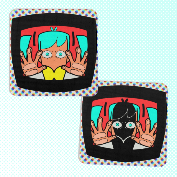 [Flavor Foley] Trapped Static ~ Lenticular Sticker