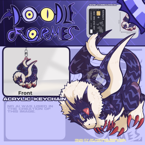 Doruga (Colored Edge Acrylic Keychains)