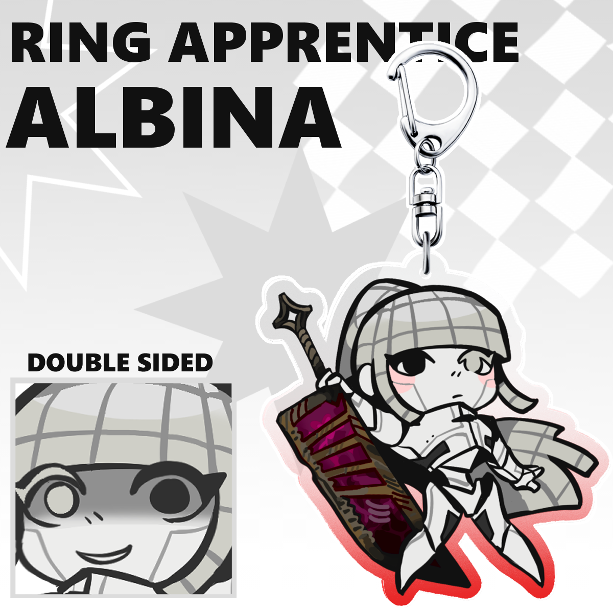 Limbus Company - Ring Apprentice Albina Acrylic Keychain