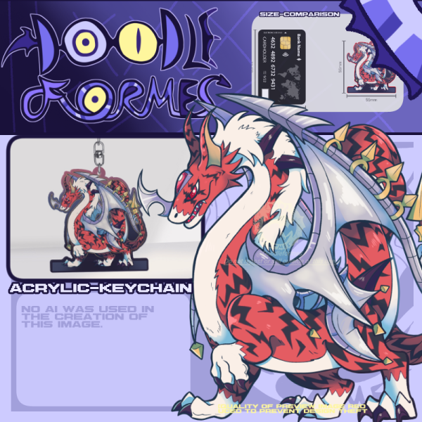 Dorugrey (Colored Edge Acrylic Keychain)