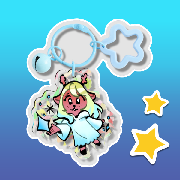 Noelle Broken Glass Keychain