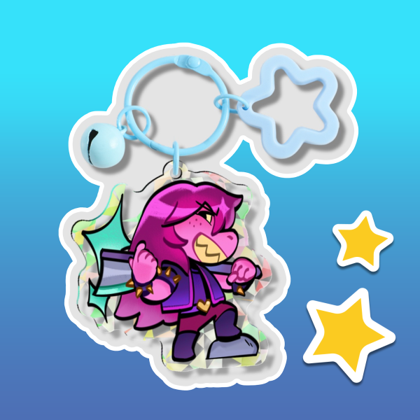 Susie Broken Glass Keychain